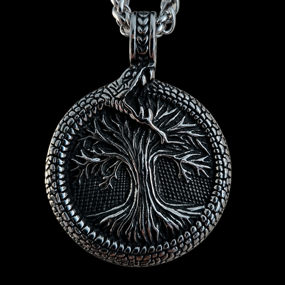 Tree of Life Pendant Necklace with helm of awe
