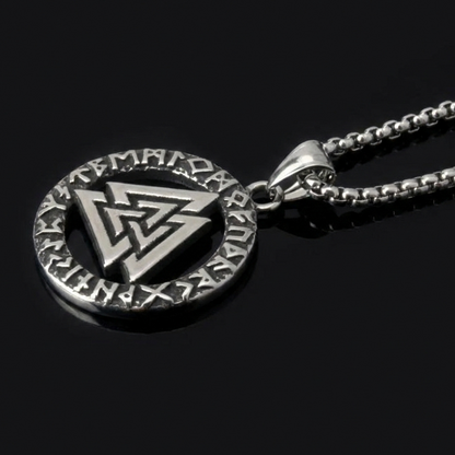 Norse Valknut Pendant Viking Necklace