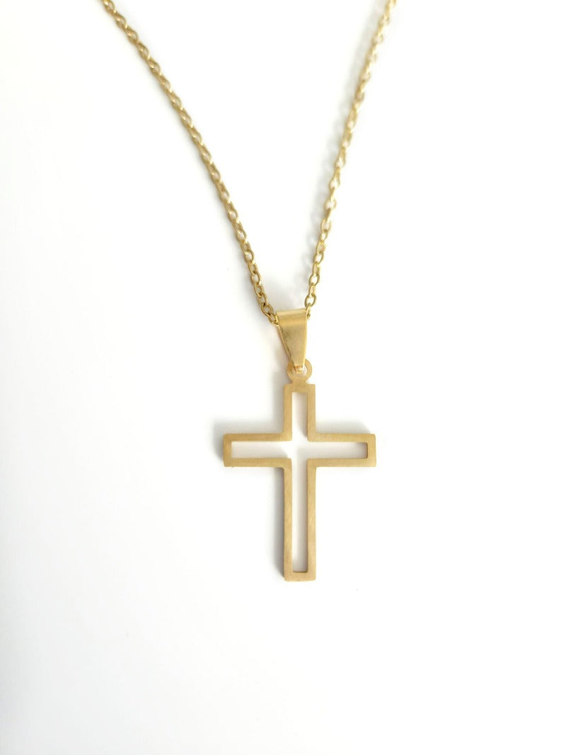 Stainless Steel Cross Necklace