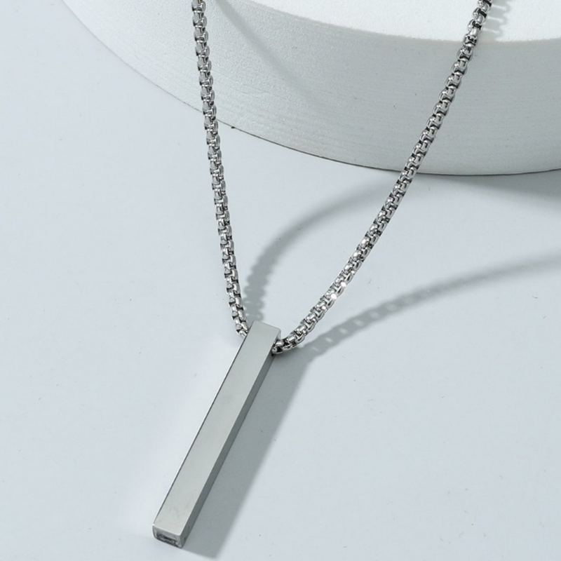 Stainless Steel Bar Necklace