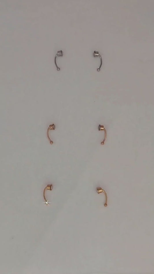 False septum magnet piercing