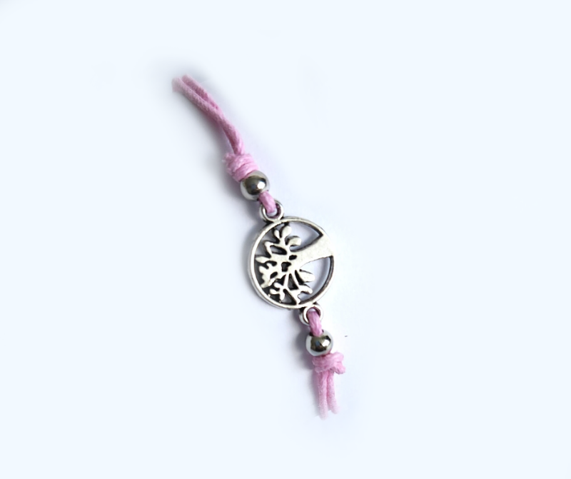 Silver Color Tree of Life Shaped Alloy Charm Bracelet