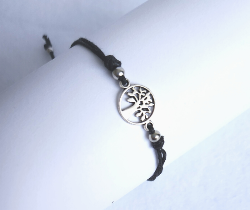 Silver Color Tree of Life Shaped Alloy Charm Bracelet