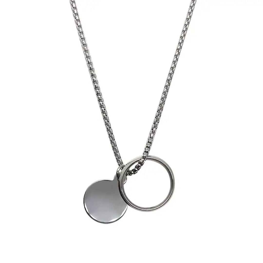 Titanium Steel Necklace for Men .